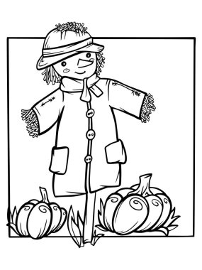 Çocuklar için çizim çizimi çizimi çizim çizimi çizim çizimi çizim çizimi beyaz bir arkaplanda cadılar bayramı izolasyonu.