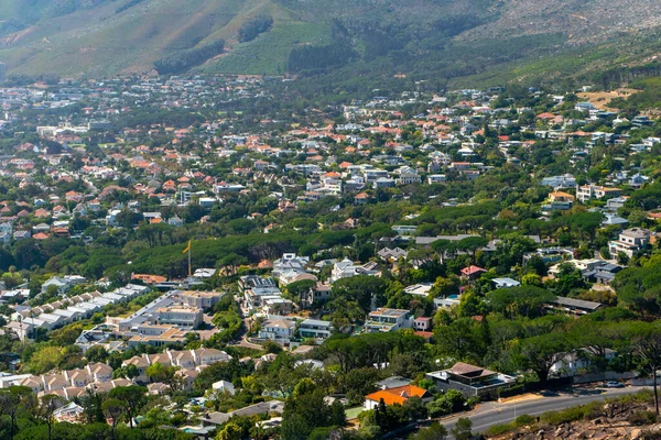 Top view to Cape Town city