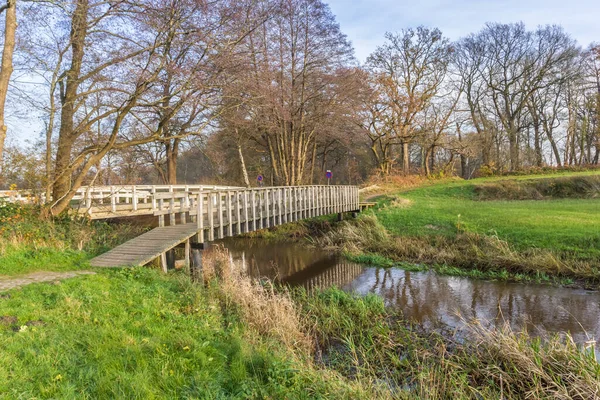 Brug Drentse Bij Oudemolen Nederland — Stockfoto