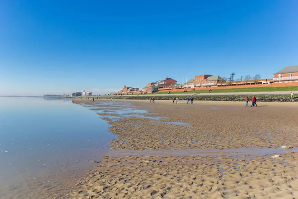 Beach Jadebusen Bay Wilhelmshaven Germany — Stock Photo, Image