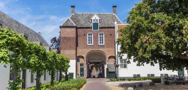 Panorama Zabytkowego Zamku Montfoort Holandia — Zdjęcie stockowe