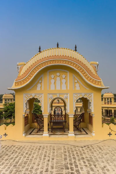 Dachterrasse Von Einem Historischen Hotel Orchha Indien — Stockfoto