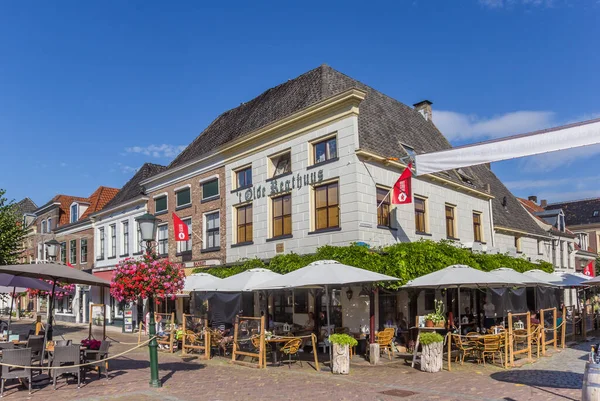 Restaurants Bars Het Historische Centrum Van Elburg Nederland — Stockfoto