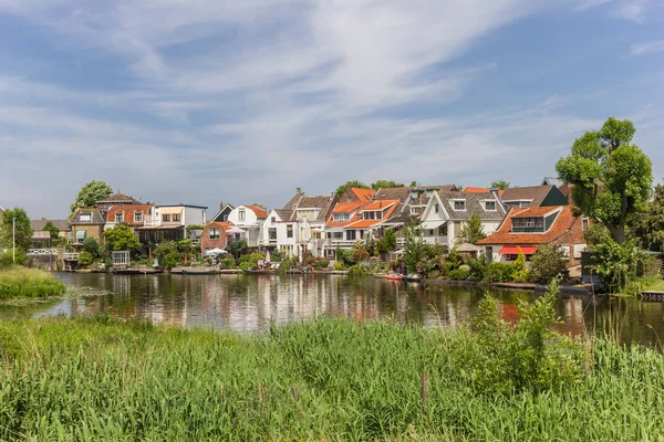 Maisons Rivière Vlist Haastrecht Pays Bas — Photo