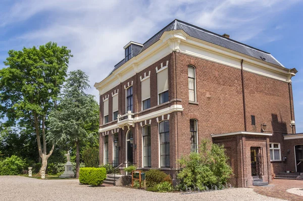 Historisch Huis Tuin Het Centrum Van Haastrecht Nederland — Stockfoto
