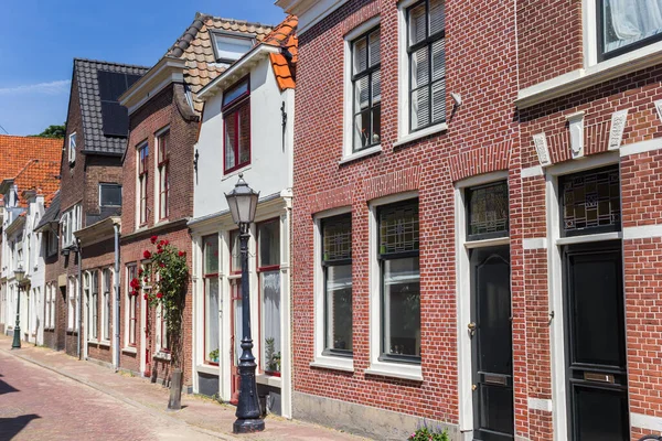 Street Old Houses Historic Center Gouda Netherlands — Stockfoto