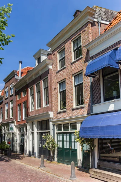 Con Vecchie Case Nel Centro Storico Gouda Paesi Bassi — Foto Stock