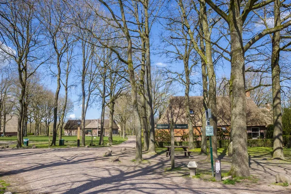 Central Brink Square Historic Agriculture Village Orvelte Países Baixos — Fotografia de Stock