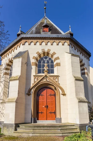 Eingang Zur Historischen Kirche Von Warffum Niederlande — Stockfoto