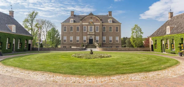 Panorama Van Het Historische Kasteel Eerde Ommen Nederland — Stockfoto