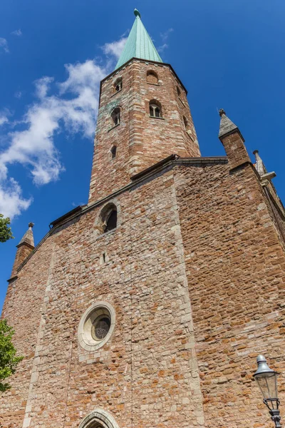 Tour Église Historique Petri Braunschweig Allemagne — Photo