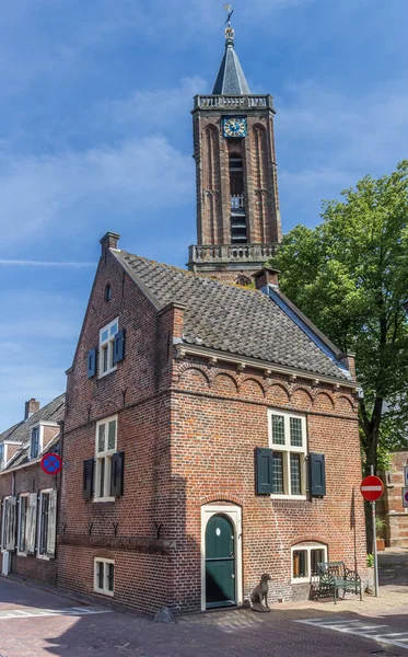 Oud Huis Kerktoren Loenen Aan Vecht Nederland — Stockfoto