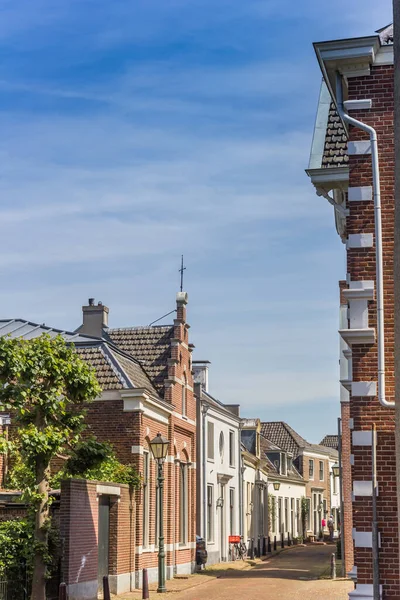 Straat Met Historische Huizen Het Centrum Van Loenen Nederland — Stockfoto