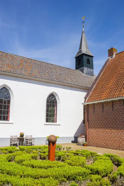 Tuin Van Hervormde Kerk Bourtange Nederland — Stockfoto