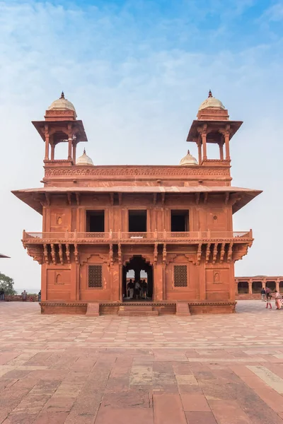 Budynek Diwan Khas Mieście Duchów Fatehpur Sikri Agrze Indie — Zdjęcie stockowe