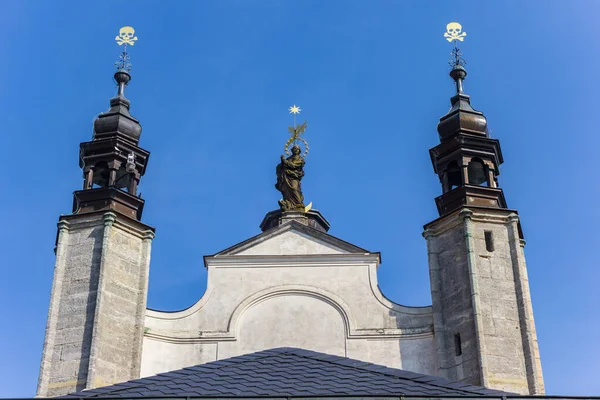 Towers Sedlec Ossuary Church Kutna Hora Czech Republic — Stock Photo, Image