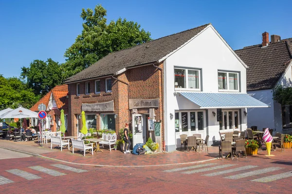 Ice Cream Cafe Historic Center Papenburg Germany — Stockfoto