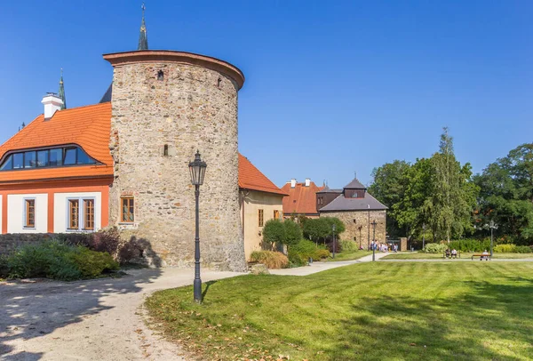 Torre Histórica Parque Klatovy República Checa — Foto de Stock