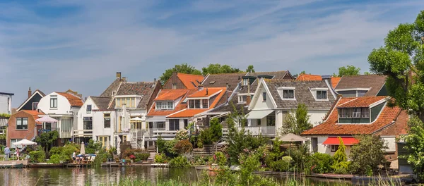 Panorama Des Maisons Rivière Vlist Haastrecht Pays Bas — Photo