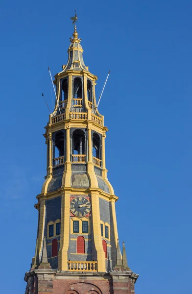 Toren van de A-kerk in Groningen — Stockfoto