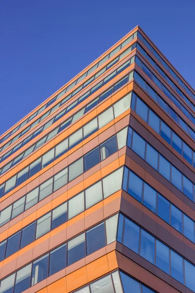 Windows of a modern office building in Groningen — Stok fotoğraf
