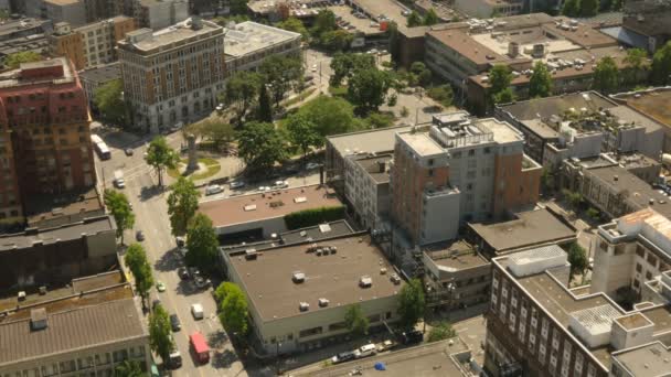 Vista aérea Vancouver, Canadá — Vídeo de Stock