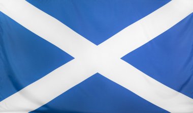 Scotland Flag real fabric clipart