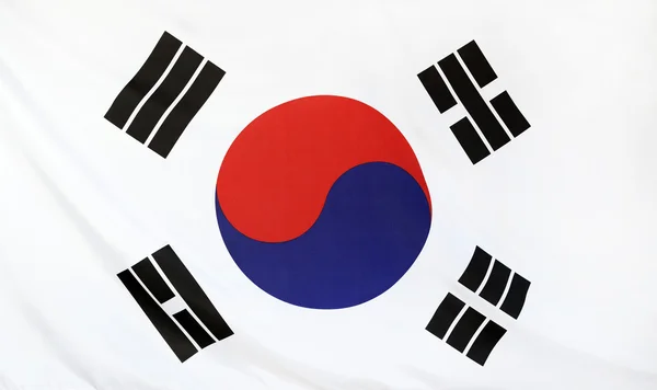 South Korea Flag — Stock Photo, Image