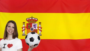 İspanya bayrağı gerçek kumaş sorunsuz yakın çekim