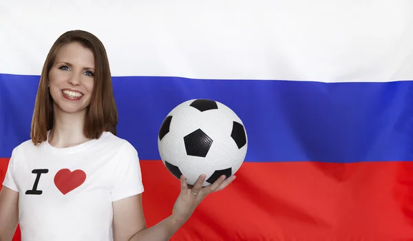 Russia Flag real fabric seamless close up — Stock Photo, Image