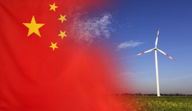 Çin'de Konsept Temiz Enerji