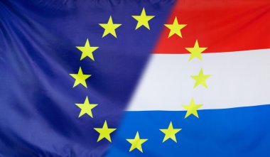 Avrupa Bayrağı Hollanda Bayrağı ile birleştirildi