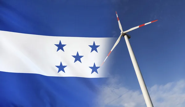 Pojęcie czystej energii w Hondurasie — Zdjęcie stockowe
