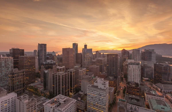 Skyline Panorama aéreo Vancouver — Fotografia de Stock