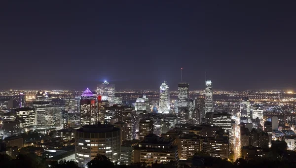 Zmierzch Montrealu po zachodzie słońca — Zdjęcie stockowe