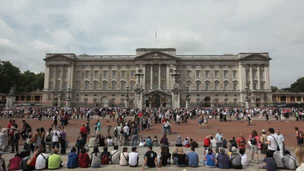 Buckingham palácio londres — Vídeo de Stock