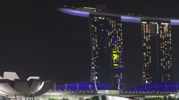 Marina Bay Sands — стоковое видео