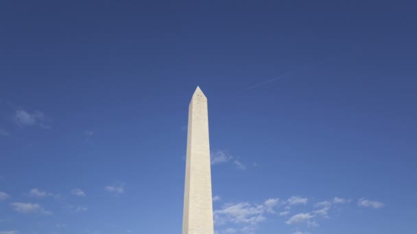 Washington memorial in washington, dc, Verenigde Staten — Stockvideo
