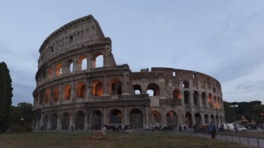 Kolezyum Roma günbatımı, İtalya