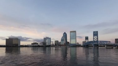 Günbatımı manzarası Jacksonville Forida