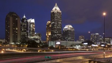 Atlanta manzarası alacakaranlıkta