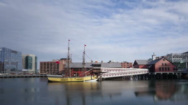 Museo de Boston Tea Party — Vídeo de stock