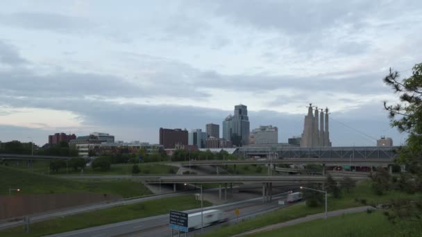 Traffico di Kansas City — Video Stock