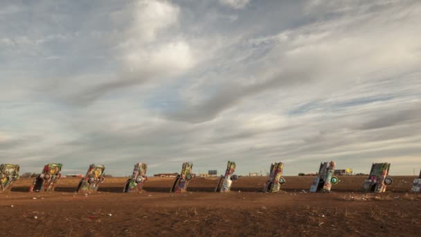 Cadillac Rancho Texas — Vídeo de stock