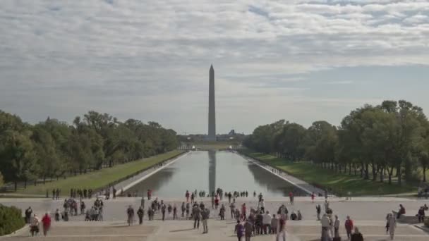 Washington Memorial em Washington, DC — Vídeo de Stock