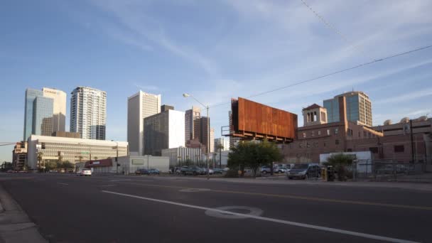Tráfico en Phoenix centro — Vídeo de stock