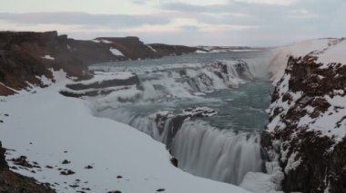 İzlanda'daki Selfoss şelale