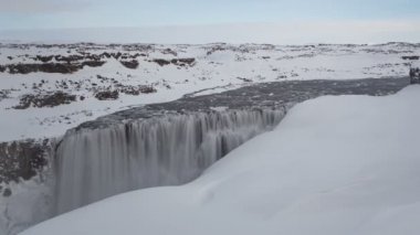 İzlanda'daki Selfoss şelale