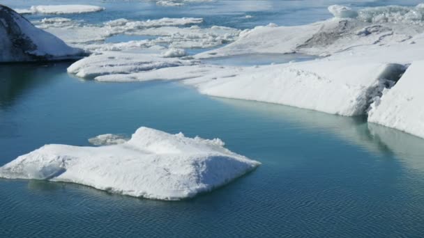 Iceberg primo piano Jascar kulsarlon — Video Stock