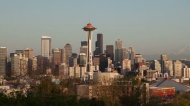 Timelapse Seattle akşam pan atış